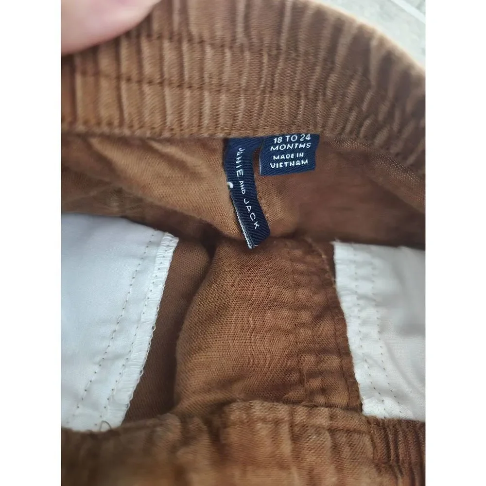 Toddler Boys‎ Lot of Janie and Jack Shorts Size  18 to 24 Months Linen Swim